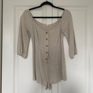 Fall romper ready for adventure